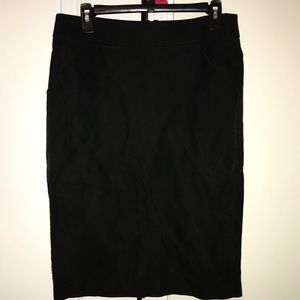 Black J. Crew Pencil Skirt